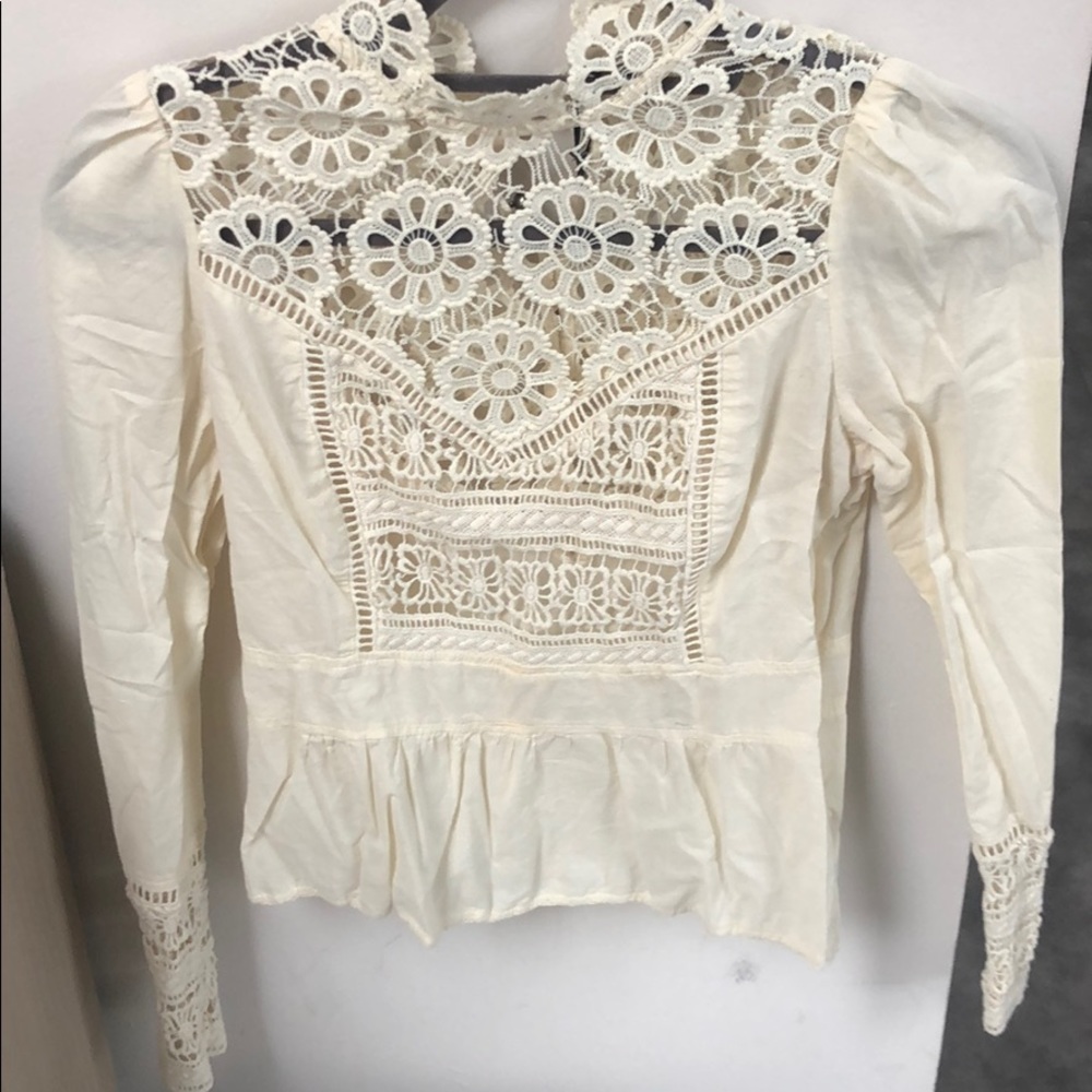 Anthropologie Crochet top
